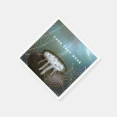 ウィッチズブルゴーストリーハローウィンパーティカルドロン スタンダードカクテルナプキン (角)