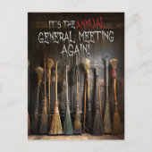 ウィッチズブルームズタウンミーティングハロウィーン招待状 ポストカード (正面)