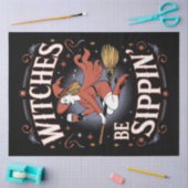 ウィッチズベシピンハロウィンホリデー不気味 薄葉紙 (クラフト)