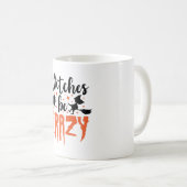 ウィッチズベハ熱狂するルウィーンおもしろいスローガン コーヒーマグカップ (正面右)