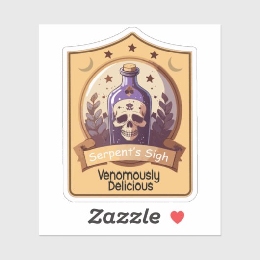 ウィッチズポションサーペントズザーフラベル シール (シート)