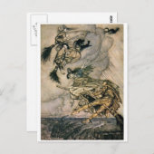 ウィッチズライドヴィンテージはがき ポストカード (正面/裏面)