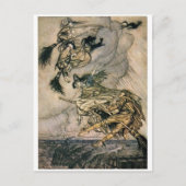 ウィッチズライドヴィンテージはがき ポストカード (正面)