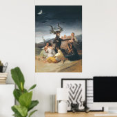 ウィッチズ安息日 – フランシスコ・デ・ゴヤ(1797年~1798年) ポスター (ホームオフィス)