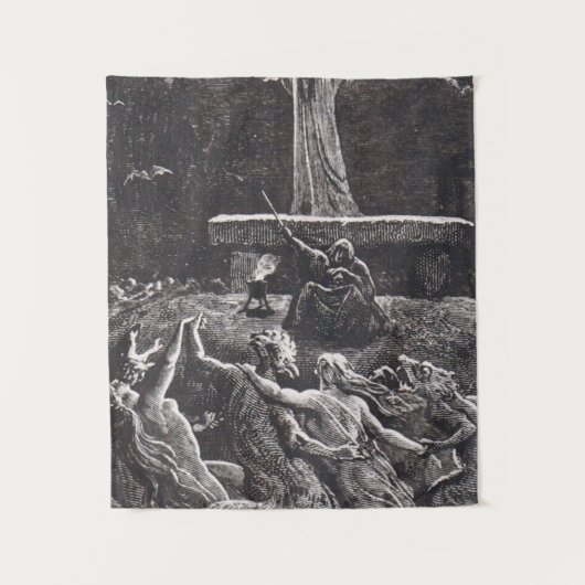 ウィッチズ踊りアットザサブバス タペストリー (正面)