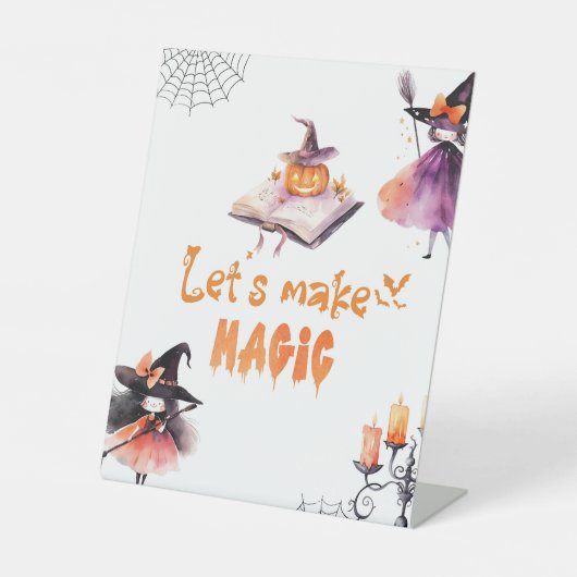 ウィッチズ魔法ハローウィンパーティ 台座サイン (正面)