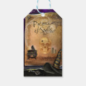 ウィッチズ魔法魔導書ハローウィンパーティの好意 ギフトタグ (裏面)