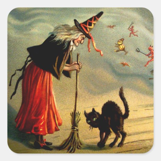 ウィッチズ魔法 スクエアシール (正面)