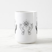 ウィッチタイプのマグ コーヒーマグカップ (中央)