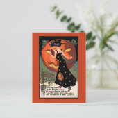 ウィッチダンスハロウィーンのグリーティングカード ポストカード (スタンド正面)