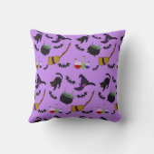 ウィッチツールパターン装飾用クッション クッション (裏面)