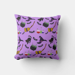 ウィッチツールパターン装飾用クッション クッション