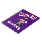 ウィッチドクターブードゥーボブおもしろいカスタム ノートブック (左側)