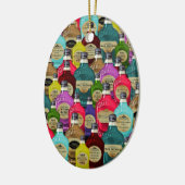 ウィッチドクター魔法ポションアポトーチトニックボトル セラミックオーナメント (左)