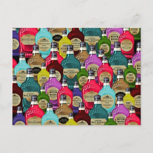 ウィッチドクター魔法ポションアポトーチトニックボトル ポストカード (正面)
