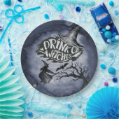 ウィッチナイトスカイハロウィーンを飲む ペーパープレート (パーティー)