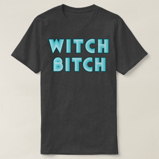 ウィッチネオン文字 Tシャツ (デザイン正面)