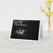 ウィッチハウスでのクリスマスの挨拶 カード (黄色い花)