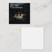ウィッチハウスでのクリスマスの挨拶 ノートカード (正面/裏面)