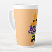 ウィッチハットと足ハロウィーン カフェラテマグ (左アングル)