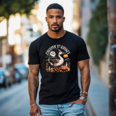 ウィッチハットにゴッセイハロウィーンガチョウをクレピン Tシャツ