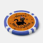 ウィッチハットのハッピーハローウィン – オレンジ色 ポーカーチップ (シングル)