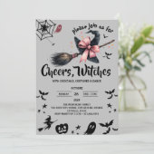 ウィッチハットカストメアダルトハローウィンパーティ 招待状 (スタンド正面)