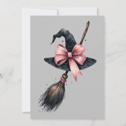 ウィッチハットカストメアダルトハローウィンパーティ 招待状 (裏面)