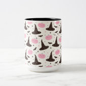 ウィッチハットカボンプキンスとこうもり ツートーンマグカップ (中央)