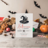 ウィッチハットスピッドミニマルハローウィンパーティ 招待状