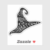 ウィッチハットトリックまたはブラックハロウィーンを治療 シール (シート)