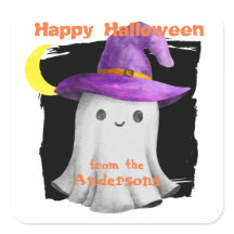 ウィッチハットハピー幽霊キッズハロウィーン