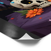 ウィッチハットハロウィーンナイトでかわいい黒猫パーティー ポスター (コーナー)