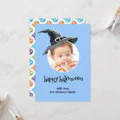 ウィッチハットハロウィーンフォトカード カード (正面/裏面インサイチュ)