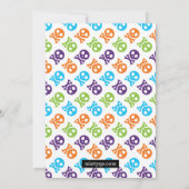 ウィッチハットハロウィーンフォトカード カード (裏面)