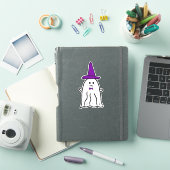 ウィッチハットハロウィーン幽霊 シール (iPadカバー)