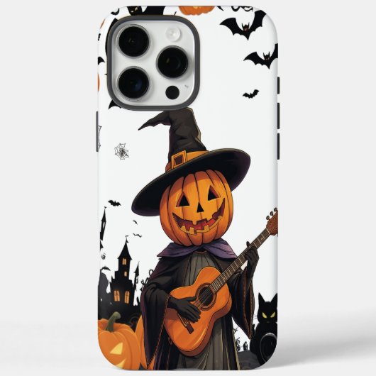 ウィッチハットパンプキンハロウィーンビベス Case-Mate iPhoneケース (裏面)