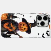 ウィッチハットパンプキンハロウィーンビベス Case-Mate iPhoneケース (裏面 (横))