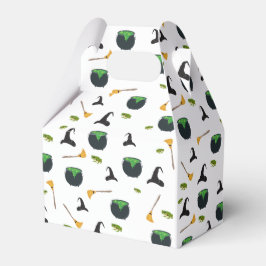 ウィッチハットブロムカルドロンハロウィーンパターン フェイバーボックス