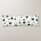 ウィッチハットブロムカルドロンハロウィーンパターン ボディピロー (裏面)