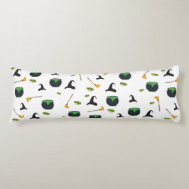 ウィッチハットブロムカルドロンハロウィーンパターン ボディピロー