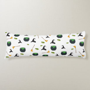 ウィッチハットブロムカルドロンハロウィーンパターン ボディピロー