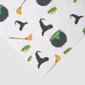 ウィッチハットブロムカルドロンハロウィーンパターン 薄葉紙 (詳細)