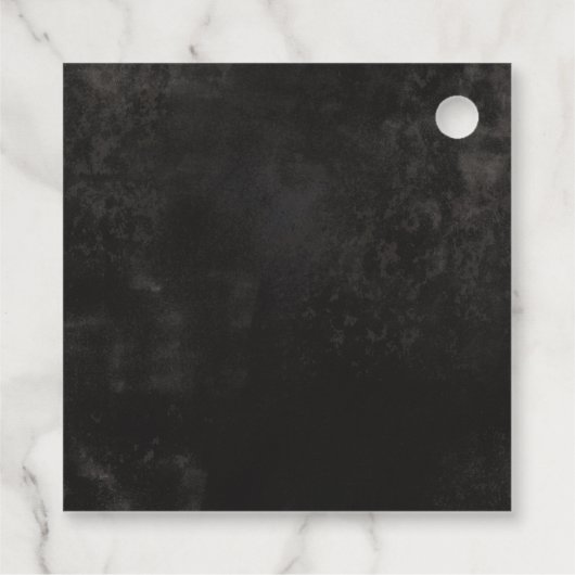 ウィッチハットベビーシャワー付きリトルブー幽霊 フェイバータグ (裏面)