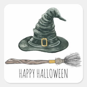 ウィッチハット及びブローチハローウィンパーティ スクエアシール