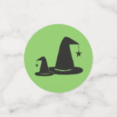 ウィッチハット赤ちゃんシャワーハロウィーン コンフェッティ (スモール正面)