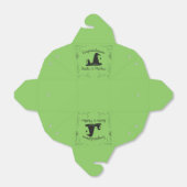 ウィッチハット赤ちゃんシャワーハロウィーン フェイバーボックス (折り畳みなし)