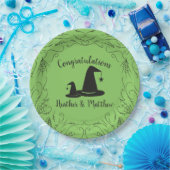 ウィッチハット赤ちゃんシャワーハロウィーン ペーパープレート (パーティー)