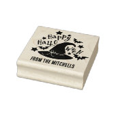 ウィッチハット&こうもりハッピーハローウィン ラバースタンプ (スタンプ)