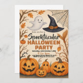 ウィッチハット&コールドロン 招待状 (正面/裏面)